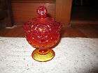 amberina candy dish  