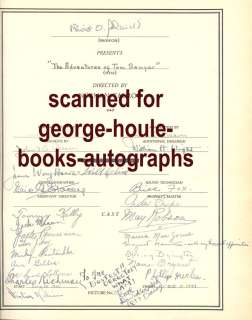unique document signed by almost everyone associated with the 