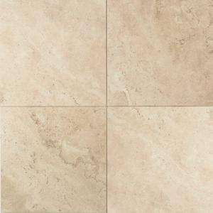   Travertine 12 in. x 12 in.Baja Cream Natural Stone Floor and Wall Tile