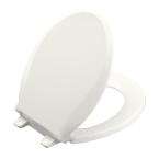 Cachet Round Front Closed front Toilet Seat with Q3 Advantage in White