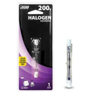 Feit Electric 200 Watt Double Ended Short Halogen Light Bulb BPQ200T3 