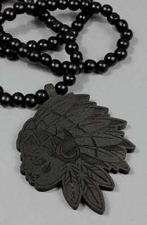 Forever Strung The Queen ChiefWoodBlack Necklace  Karmaloop 