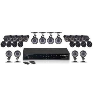 16 Channel Security DVR with 500GB HDD and 16 Indoor Outdoor Security 
