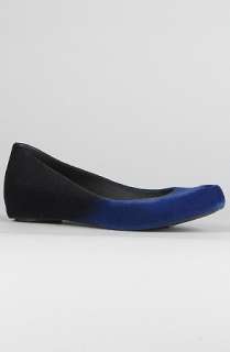 Melissa Shoes The Ultragirl Degrade Shoe in Black and Dark Blue 