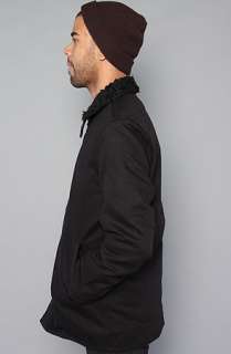 Brixton The Mast Jacket in Black  Karmaloop   Global Concrete 