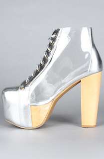   Cleata Shoe in Silver Clear  Karmaloop   Global Concrete Culture