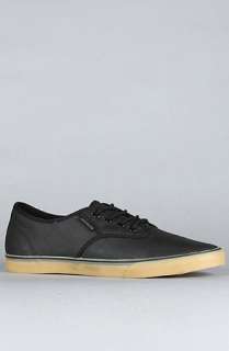 Gravis The Slymz Wax Sneaker in Black Wax  Karmaloop   Global 