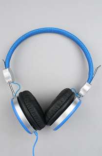 WeSC The Checked Banjo Headphones in Royal Blue  Karmaloop 