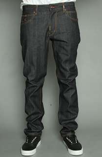 LRG Core Collection The CC Slim Straight Fit Jean in Raw Dark Indigo 