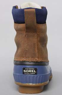 Sorel The Cheyanne Lace Boot in Brown and Blue  Karmaloop 