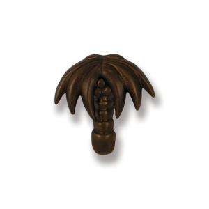 Michael Healy Solid Oiled Bronze Palm Tree Lighted Doorbell Ringer 