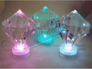WHITE Diamond LED Submersible Waterproof Bridal Light  
