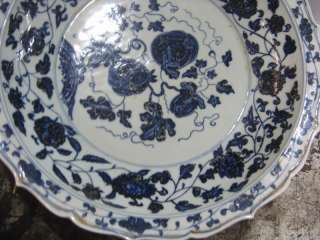   store chinese antique enthralling blue and white porcelain fruit plate