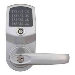 800 Code Commercial Outdoor Electronic Keyless Single Cylinder Silver 
