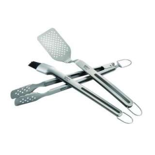 Weber 3 Piece Stainless Steel Grilling Tool Set 6425  