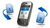 Handys ohne Vertrag Preisvergleich   Samsung B5722 Handy (Dual Sim 