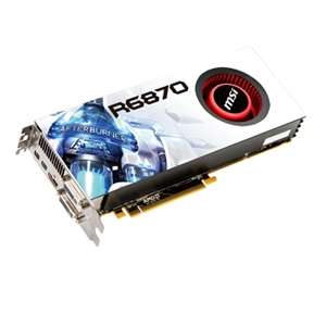 MSI R6870 2PM2D1GD5 Radeon HD 6870 Video Card   1024MB, GDDR5, PCIe 