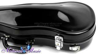 New Top Fiberglass 4/4 Violin Case Black Color Beautiful Violin Case 