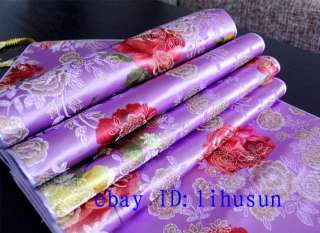 BEAUTIFUL FLOWER CHINESE SILK TABLE RUNNER &CLOTH