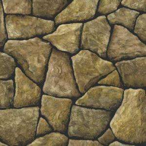   in X 10 in Brown Stone Wallpaper Sample WC1283233S 