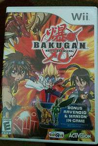 Bakugan Battle Brawlers Bonus Ravenoid and Manion (Wii, 2009 