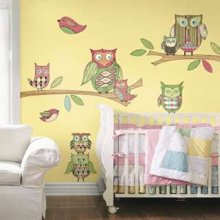 Whimsical Owls Peel & Stick Wall Art ~ Choice  