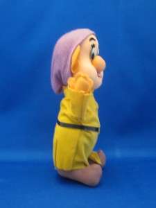 Vintage Walt Disney Productions Dopey Doll Snow White Dwarf Felt 