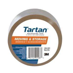 Tartan 2 in. x 327 ft. Tan Moving and Storage Packaging Tape 3610LT DC 