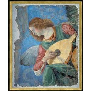 Bild mit Rahmen Melozzo da Forli, Musizierender Engel, 57 x 71 