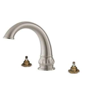 Pfister Treviso 2 Handle Roman Tub Trim in Brushed Nickel RT6 5DXK at 