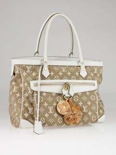 Louis Vuitton White Monogram Sabbia Cabas GM Handbag  