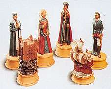 Ref 0023 Elizabethan ( Rook and 4 Pawns all have plastic support 