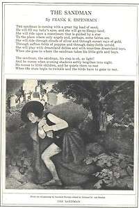 1925 d illustration poem rhyme sandman maxfield parrish  