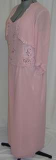 WOMENS DRESS DUSTY ROSE MOTHERS OF THE BRIDE DRESS 3XL 20 NWT
