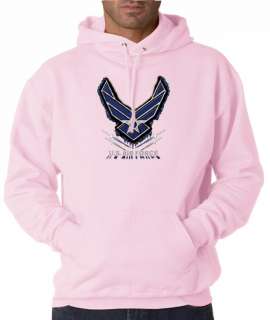 Air force USA Logo Symbol 50/50 Pullover Hoodie  