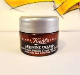 Kiehls Abyssine Cream+ Anti Wrinkle Defense Cream, 0.25oz  