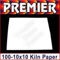 100 10x10 SHEETS BULLSEYE THINFIRE KILN SHELF PAPER  