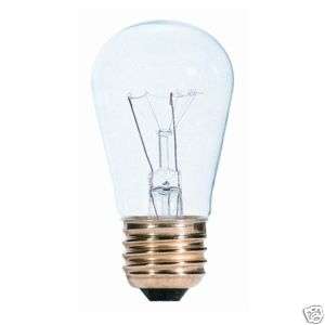 S14 11W 130V Clear E26 Medium Base Light Bulb  