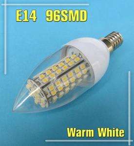 E14 96 SMD LED candle Bulb Lamp Soptlight 4.5W 85 265V warmwhite 