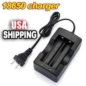 AC Charger for 18650 3.7v Li ion Rechargeable Battery  