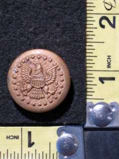 Antique U.S. Military Brass Button 24 Star Great Seal Eagle   Very 