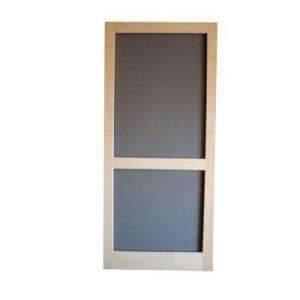 Screen Tight Woodcraft 30 in. Wood Unfinished Reversible Hinged Screen 