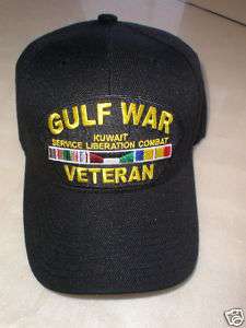 GULF WAR VETERAN MILITARY BASEBALL CAP  