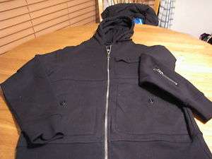 Mens Volcom black sweat shirt jacket hoodie small S SM NEW NWT surf 