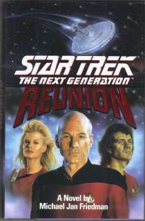 Star Trek TNG Reunion HC Book 1st, 1991 Friedman Signed  