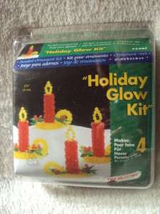Holiday Glow Christmas Candle Beaded Ornament Kit 045155887380  