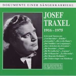 Josef Traxel   Dokumente einer Sängerkarriere Aufnahmen 1954 1958 