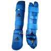 Adidas WKF W.K.F Approved Karate Shin Guard Instep Pad Blue Color Size 