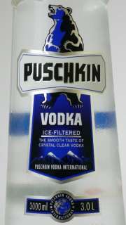 Puschkin Vodka, 3 Liter Großflasche, Wodka ( 14,30 € pro Liter 