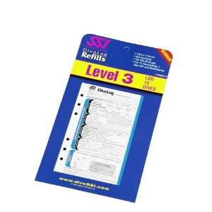 SSI Logbucheinlagen LEVEL 3 SSI Dive Log Refills  Sport 